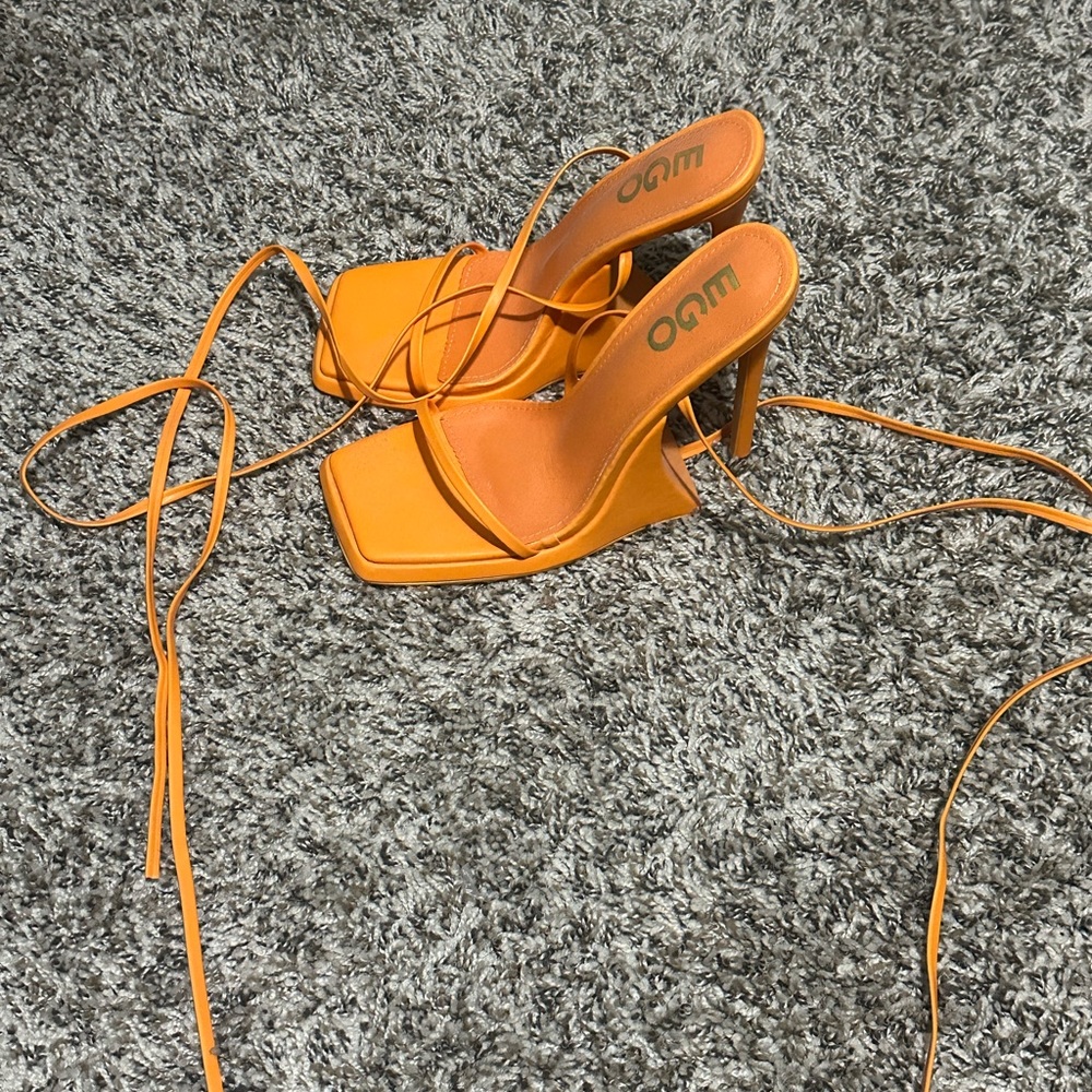 Ego orange heels